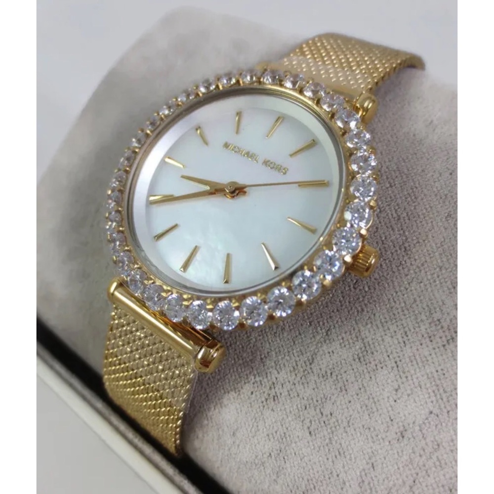 Michael Kors Women's Darci Mother of Pearl Stainless Steel Watch MK4629 - Picture 5 of 9